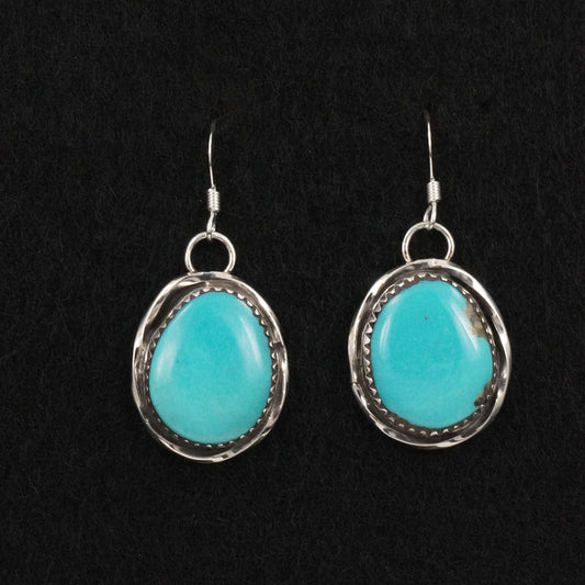 Ernest Hawthorne Turquoise & Sterling Silver Earrings