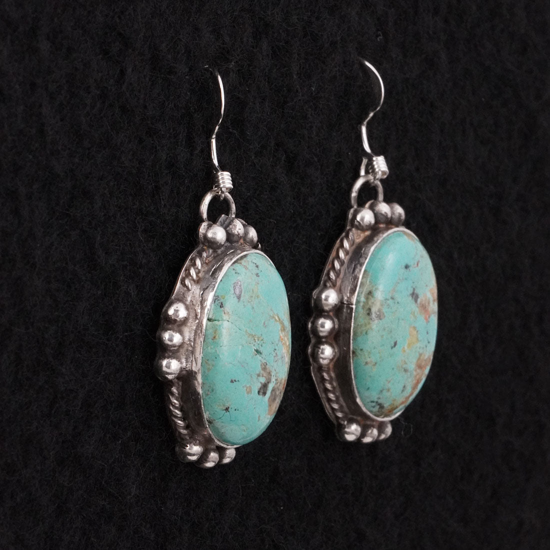 Leona Delgarito Turquoise & Sterling Silver Earrings