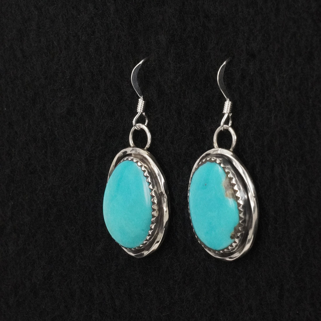 Ernest Hawthorne Turquoise & Sterling Silver Earrings