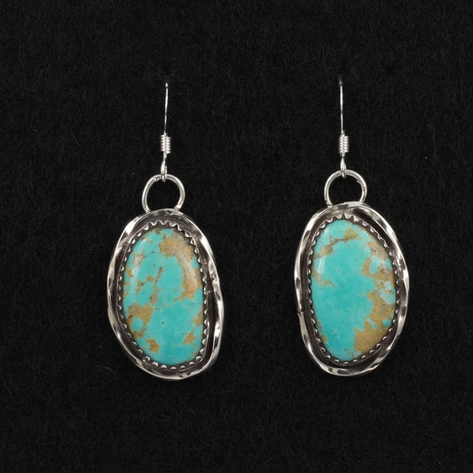 Ernest Hawthorne Turquoise & Sterling Silver Earrings