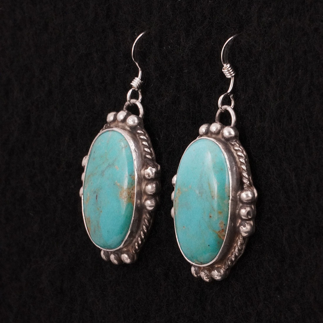 Leona Delgarito Turquoise & Sterling Silver Earrings