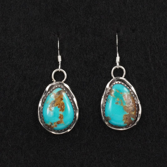 Ernest Hawthorne Turquoise & Sterling Silver Earrings