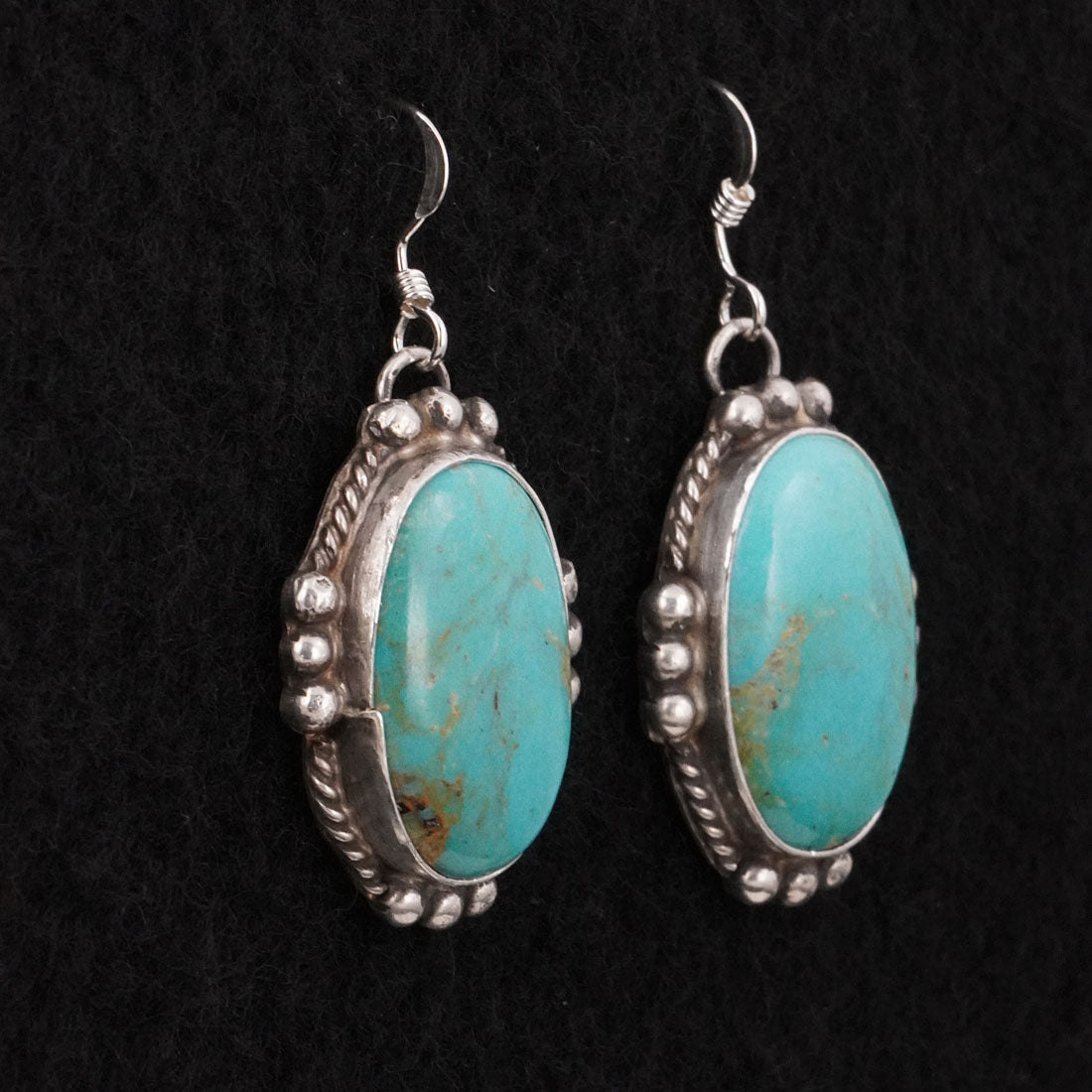 Leona Delgarito Turquoise & Sterling Silver Earrings