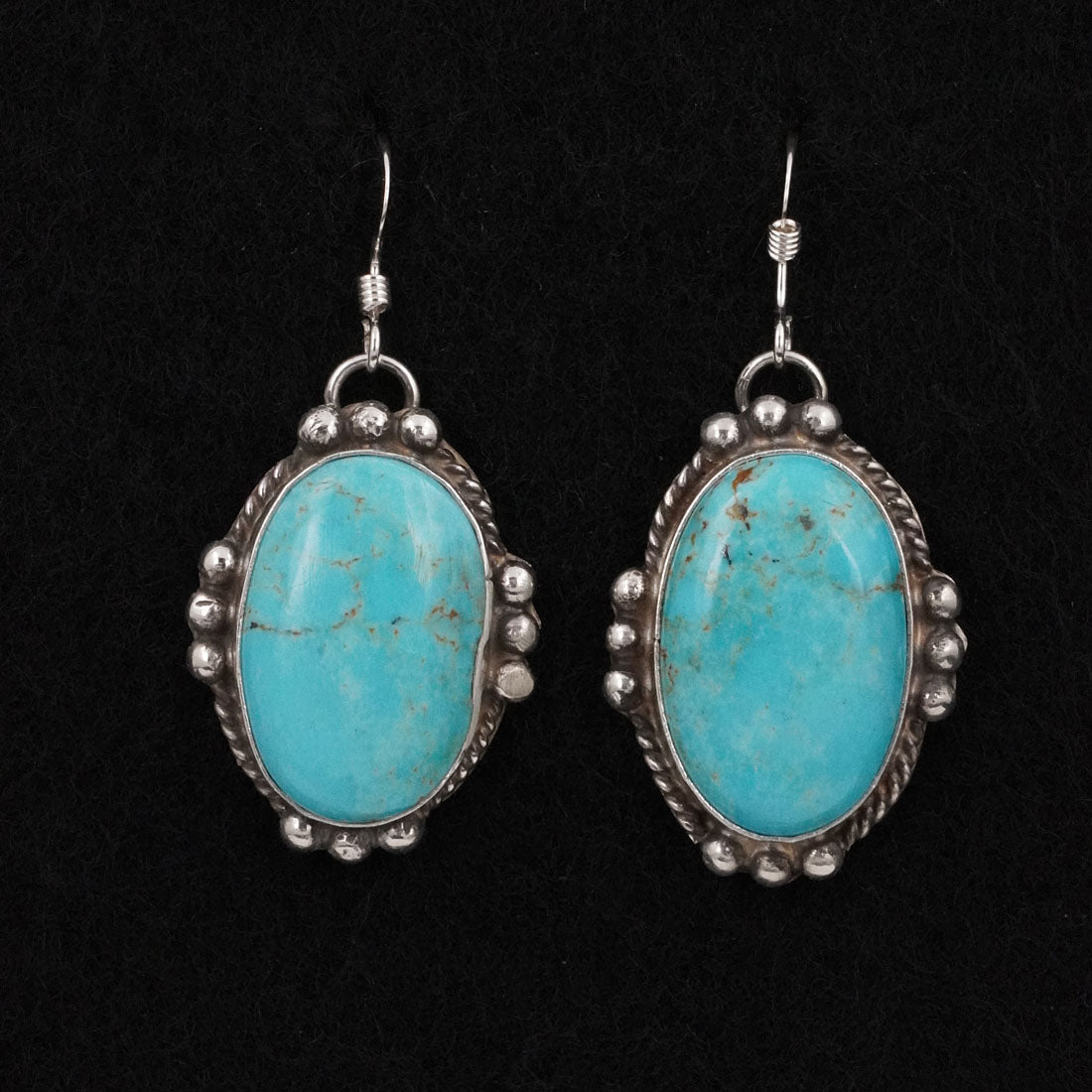 Leona Delgarito Turquoise & Sterling Silver Earrings