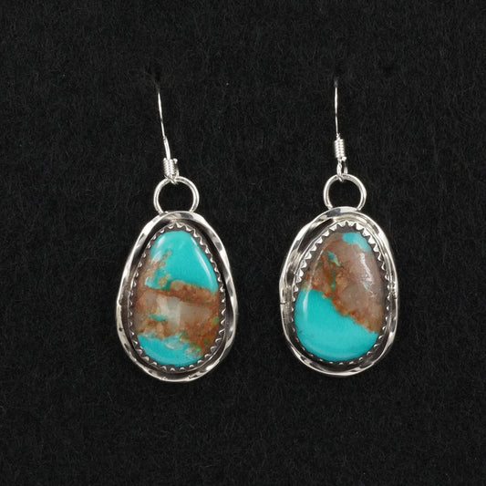 Ernest Hawthorne Turquoise & Sterling Silver Earrings