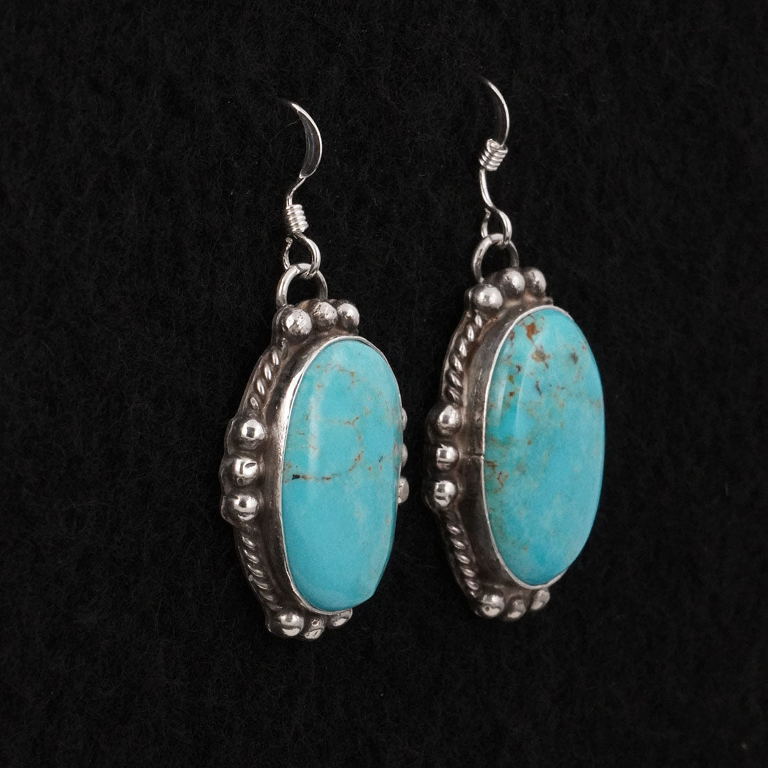 Leona Delgarito Turquoise & Sterling Silver Earrings
