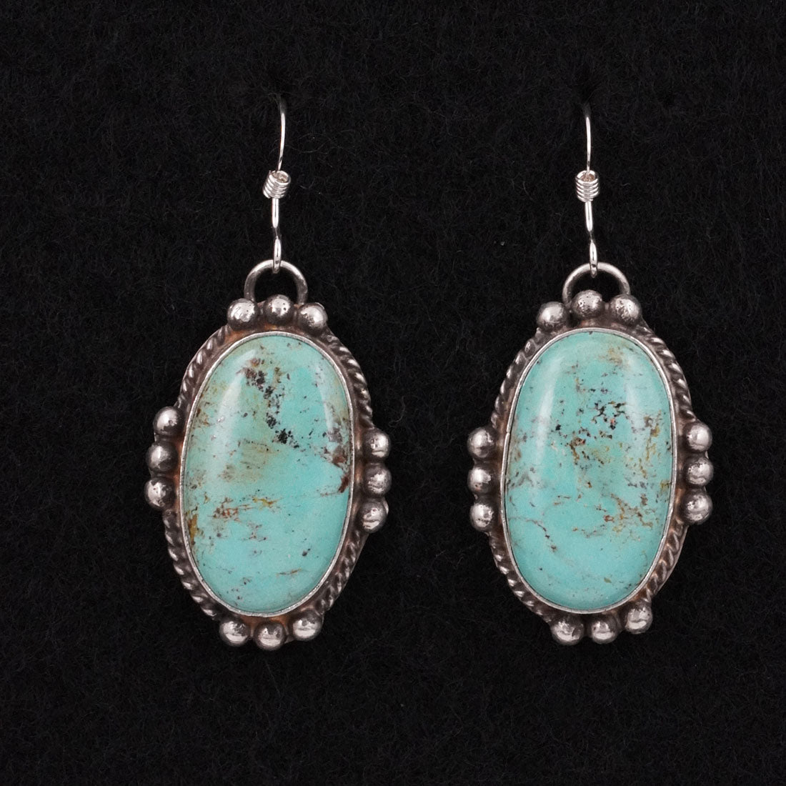 Leona Delgarito Turquoise & Sterling Silver Earrings