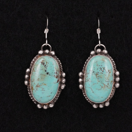 Leona Delgarito Turquoise & Sterling Silver Earrings