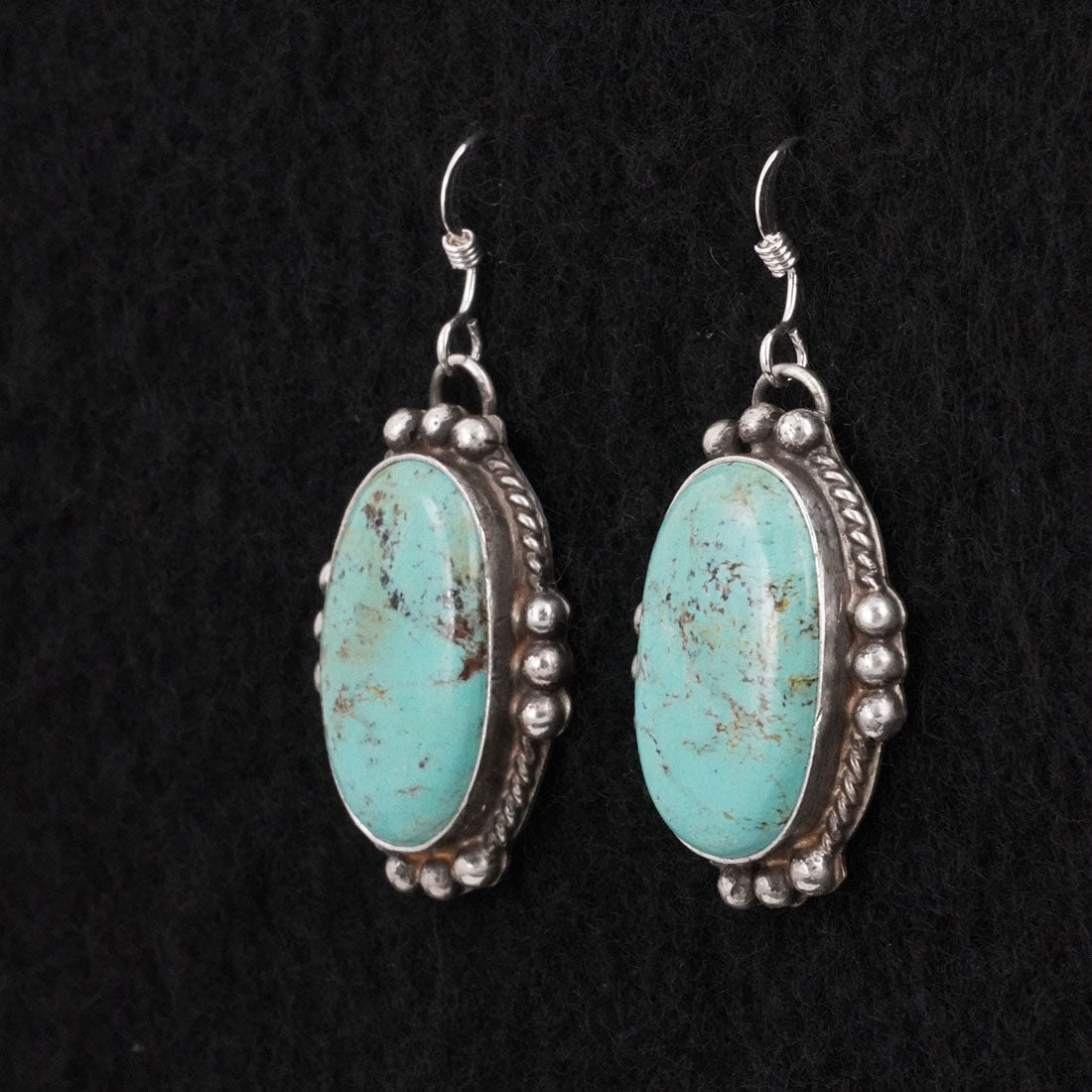 Leona Delgarito Turquoise & Sterling Silver Earrings