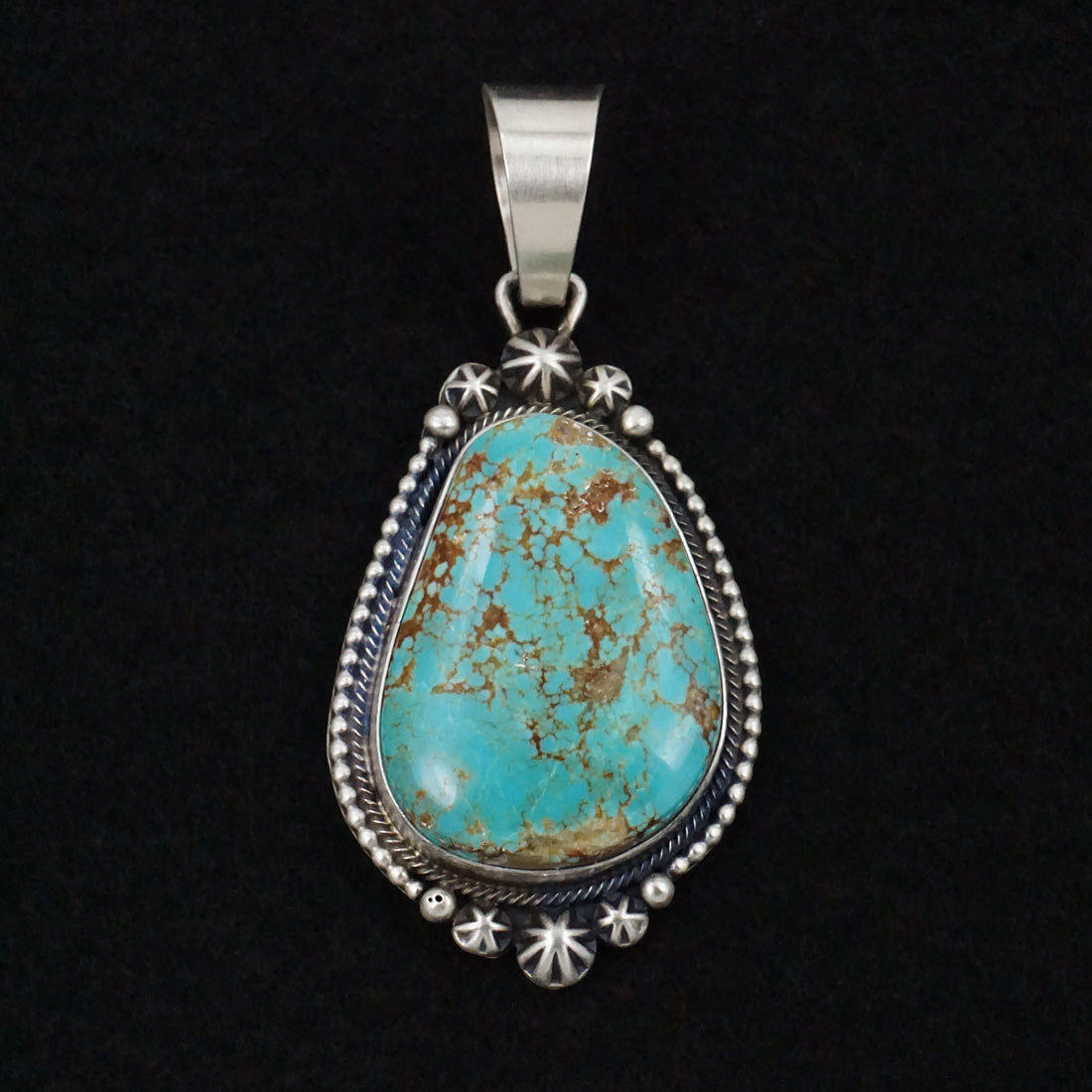 Daniel Benally Turquoise & Sterling Silver Pendant