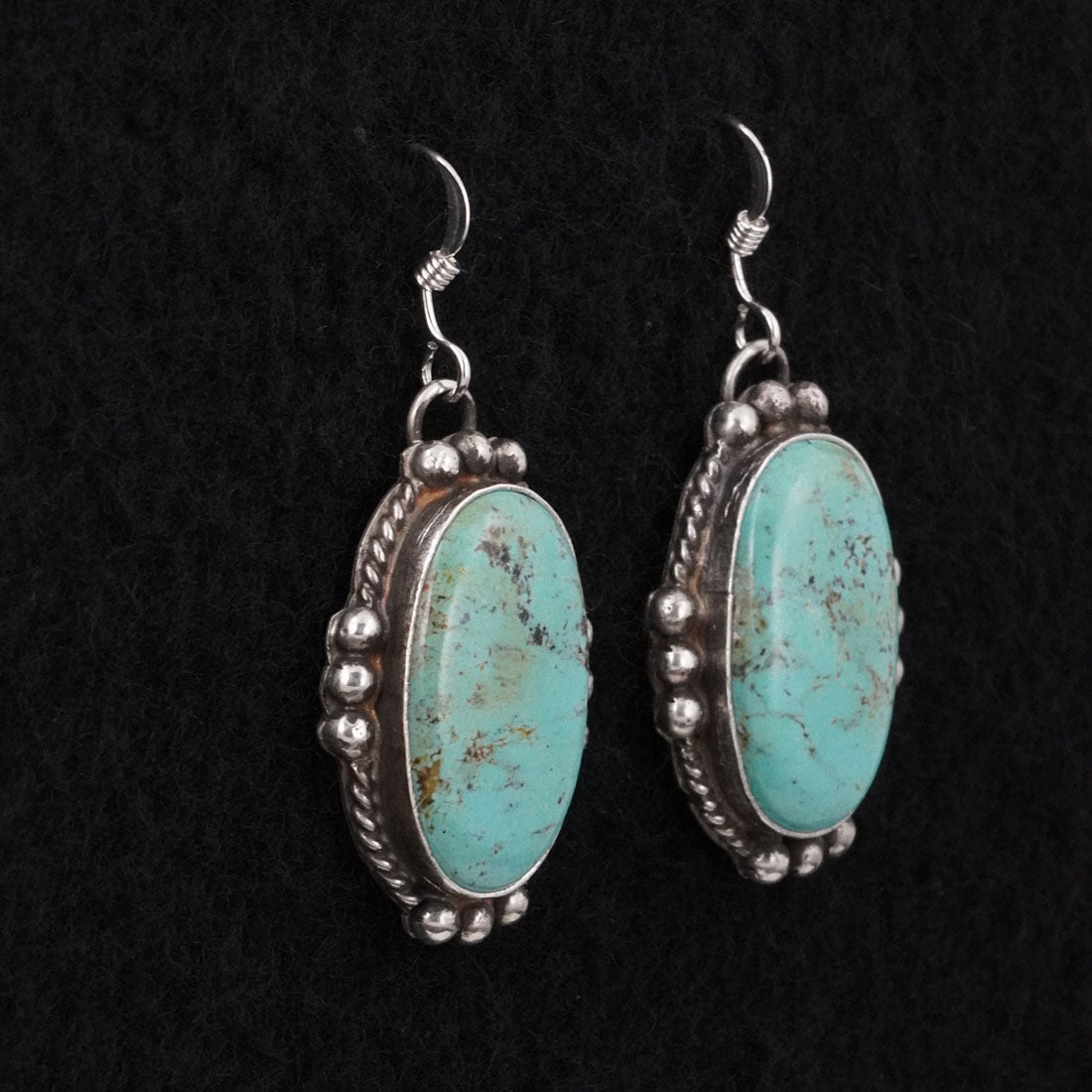 Leona Delgarito Turquoise & Sterling Silver Earrings