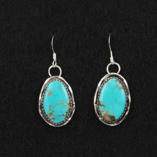 Ernest Hawthorne Turquoise & Sterling Silver Earrings