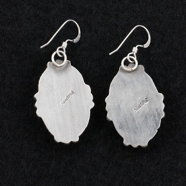Leona Delgarito Turquoise & Sterling Silver Earrings