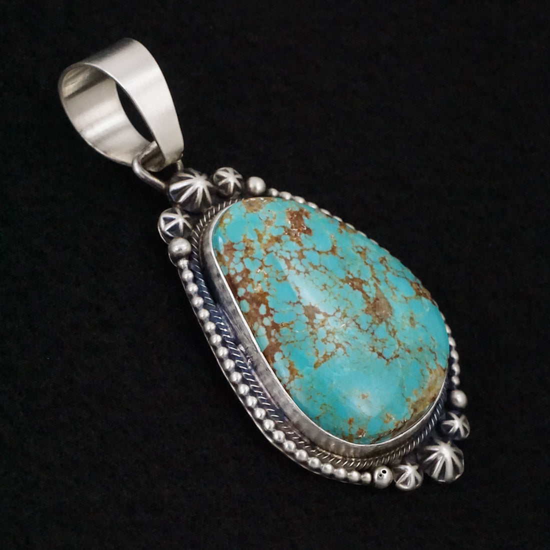 Daniel Benally Turquoise & Sterling Silver Pendant