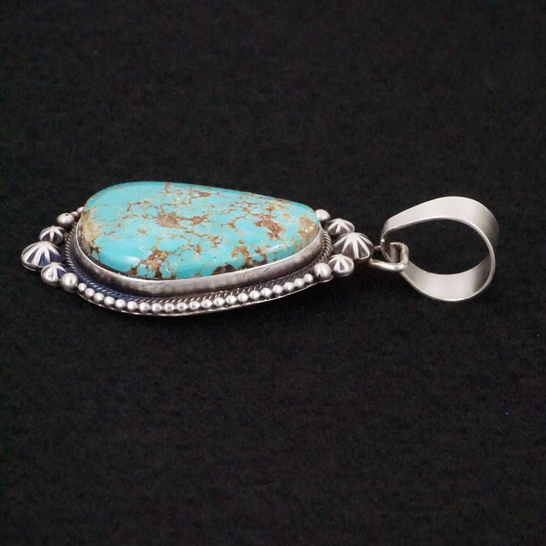 Daniel Benally Turquoise & Sterling Silver Pendant