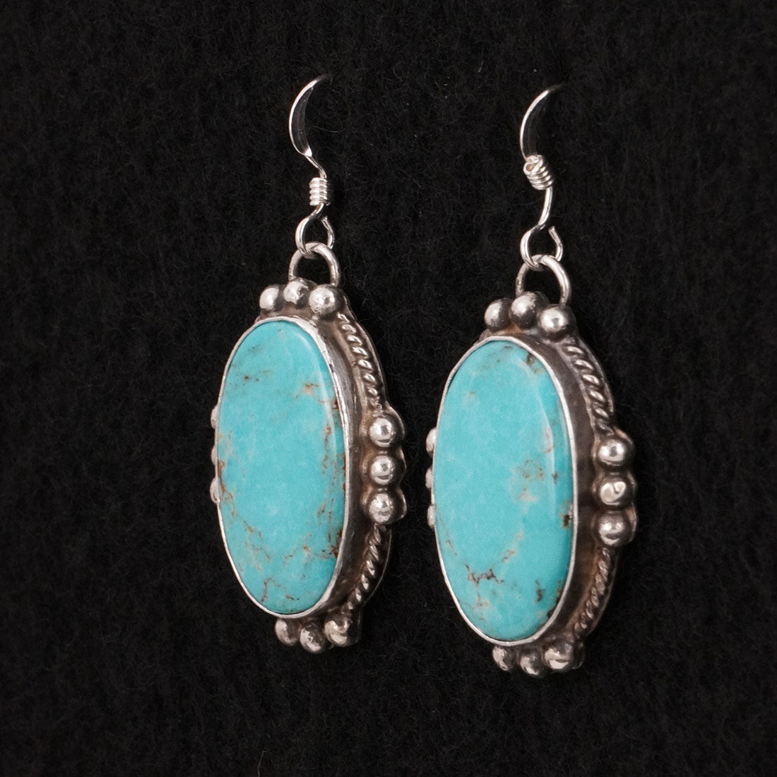Leona Delgarito Turquoise & Sterling Silver Earrings