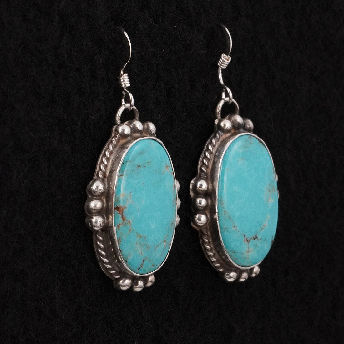 Leona Delgarito Turquoise & Sterling Silver Earrings