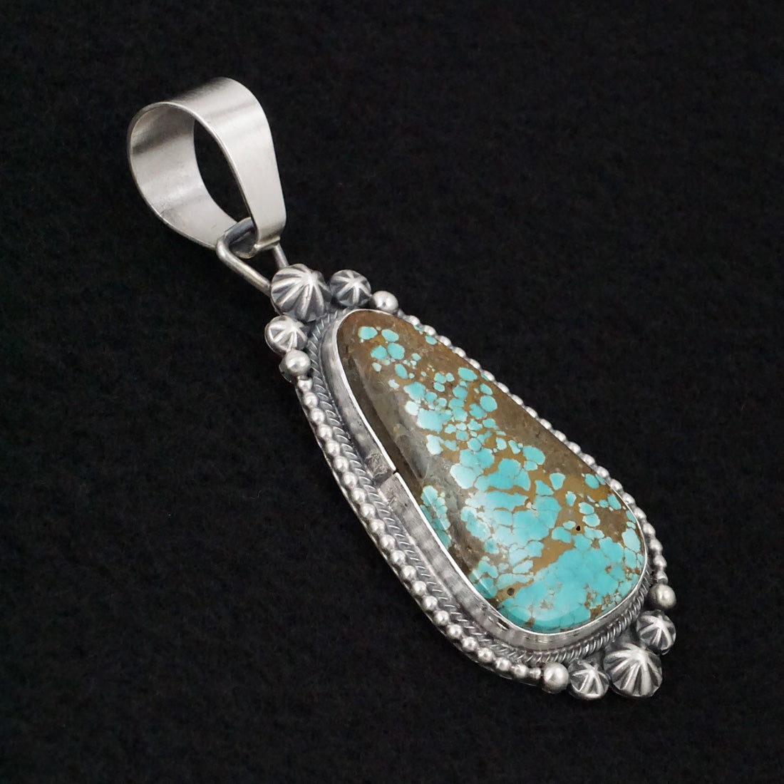 Daniel Benally Turquoise & Sterling Silver Pendant