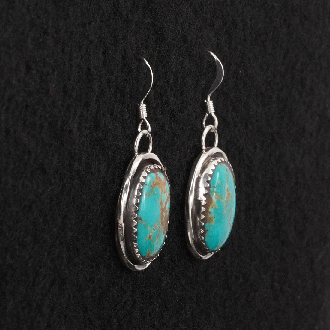 Ernest Hawthorne Turquoise & Sterling Silver Earrings