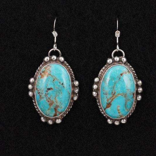 Leona Delgarito Turquoise & Sterling Silver Earrings
