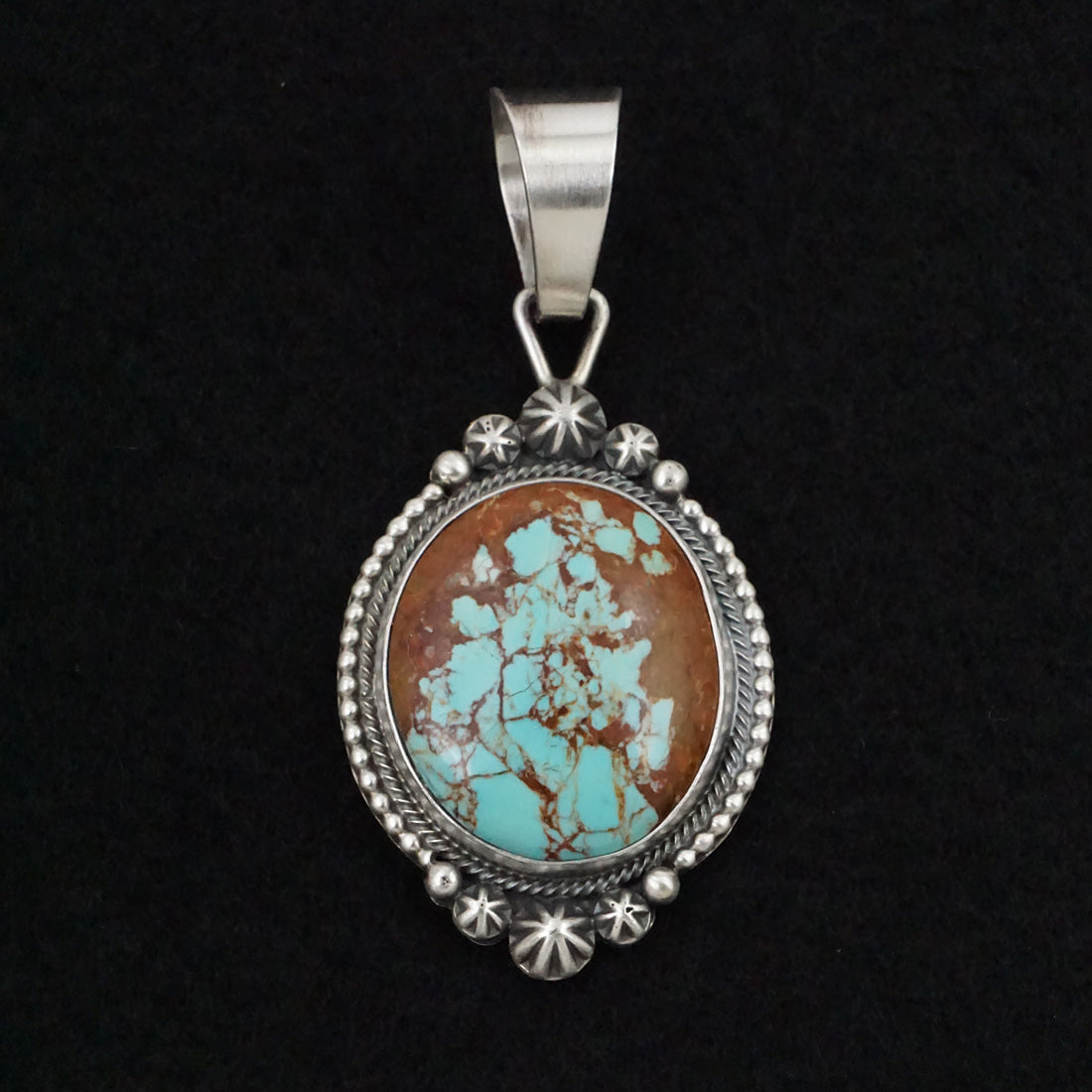 Daniel Benally Turquoise & Sterling Silver Pendant