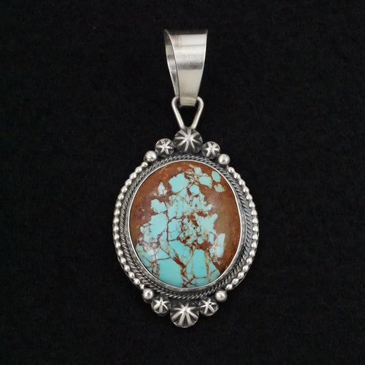Daniel Benally Turquoise & Sterling Silver Pendant