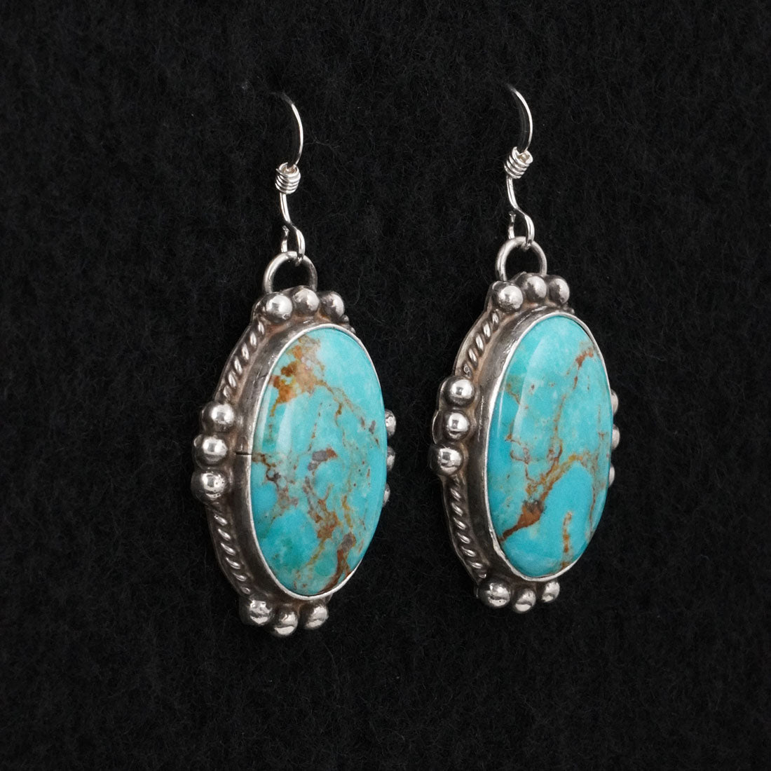 Leona Delgarito Turquoise & Sterling Silver Earrings