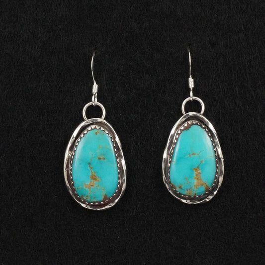 Ernest Hawthorne Turquoise & Sterling Silver Earrings