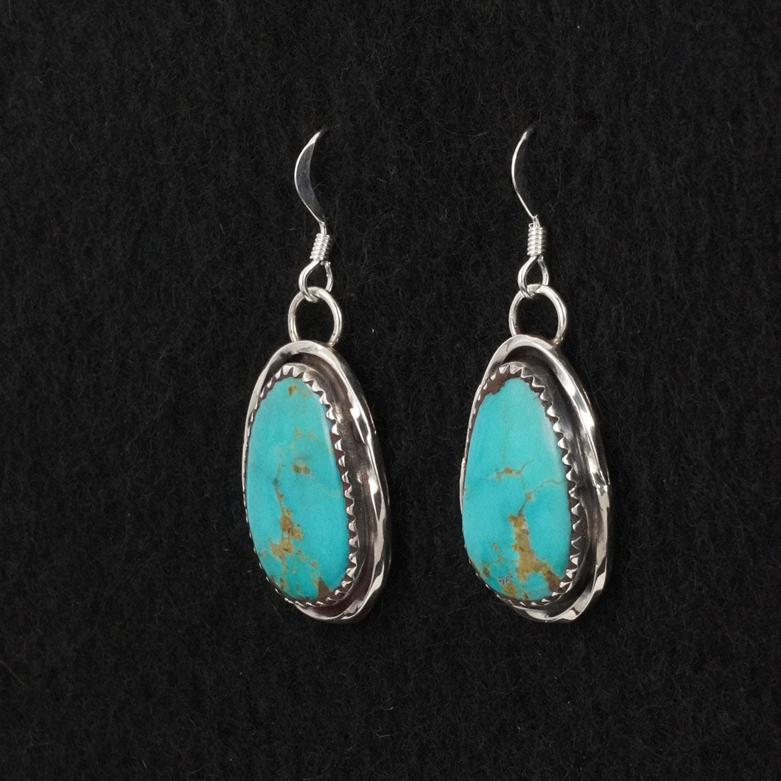 Ernest Hawthorne Turquoise & Sterling Silver Earrings