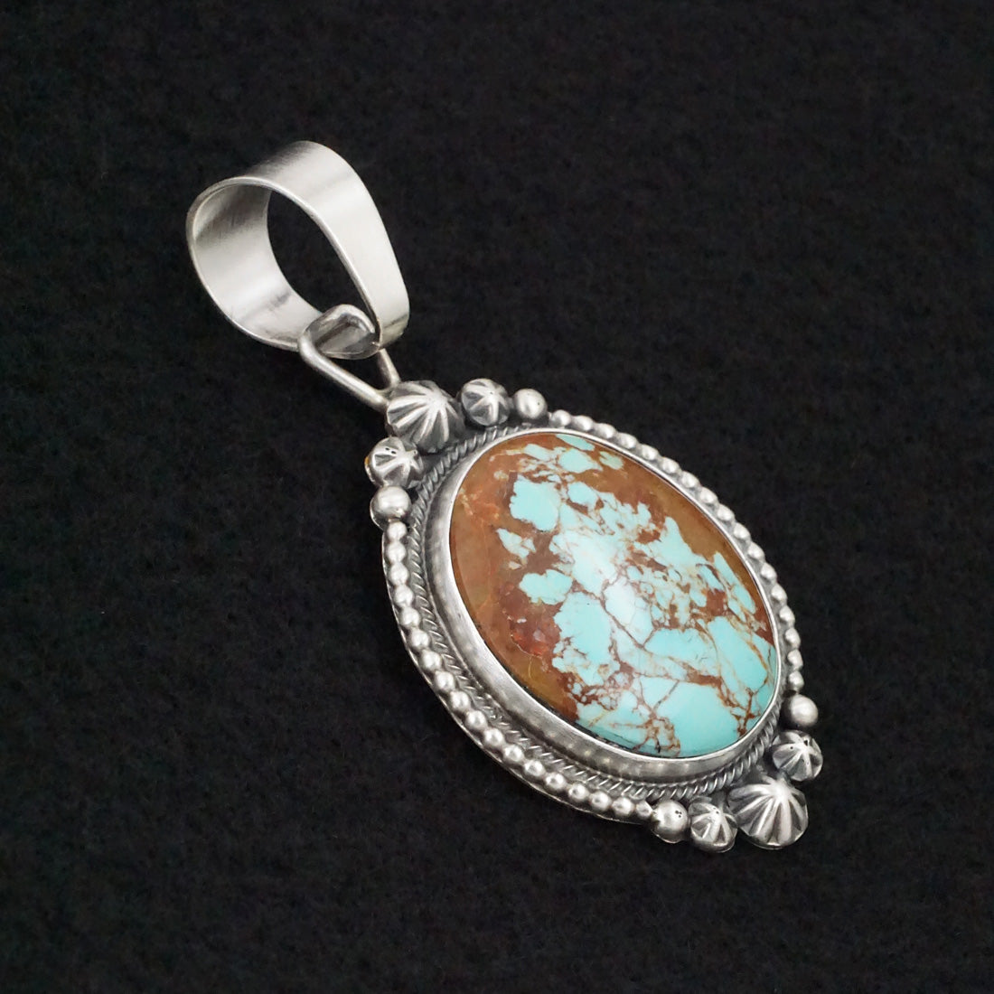 Daniel Benally Turquoise & Sterling Silver Pendant