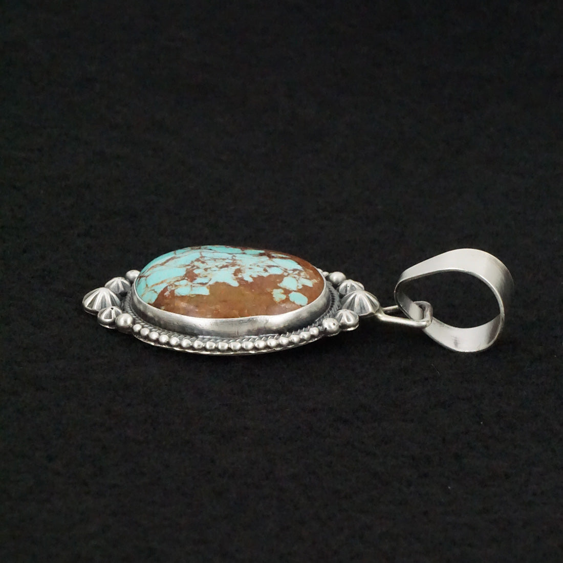 Daniel Benally Turquoise & Sterling Silver Pendant