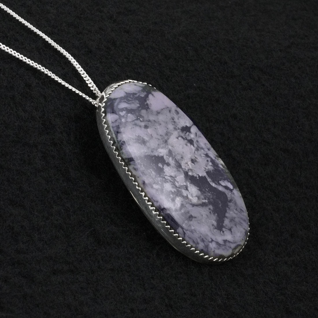 Murray Hannaweeka Morado & Sterling Silver Necklace Set