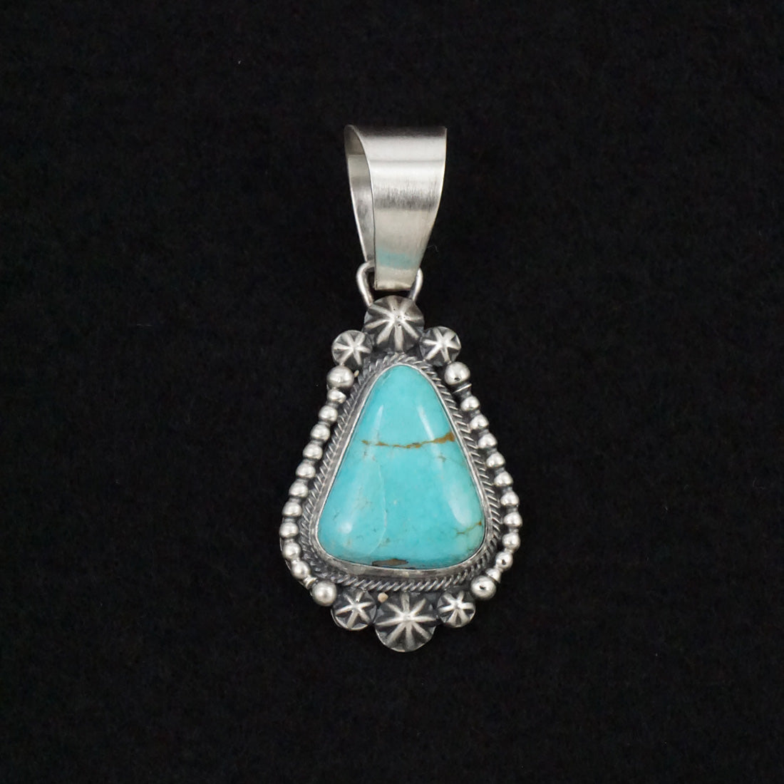 Daniel Benally Turquoise & Sterling Silver Pendant