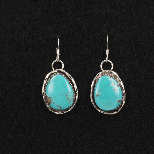 Ernest Hawthorne Turquoise & Sterling Silver Earrings