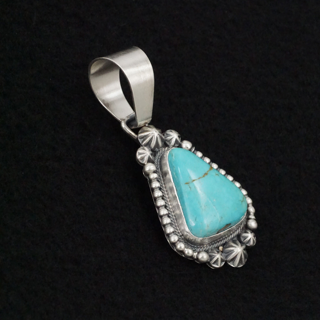 Daniel Benally Turquoise & Sterling Silver Pendant