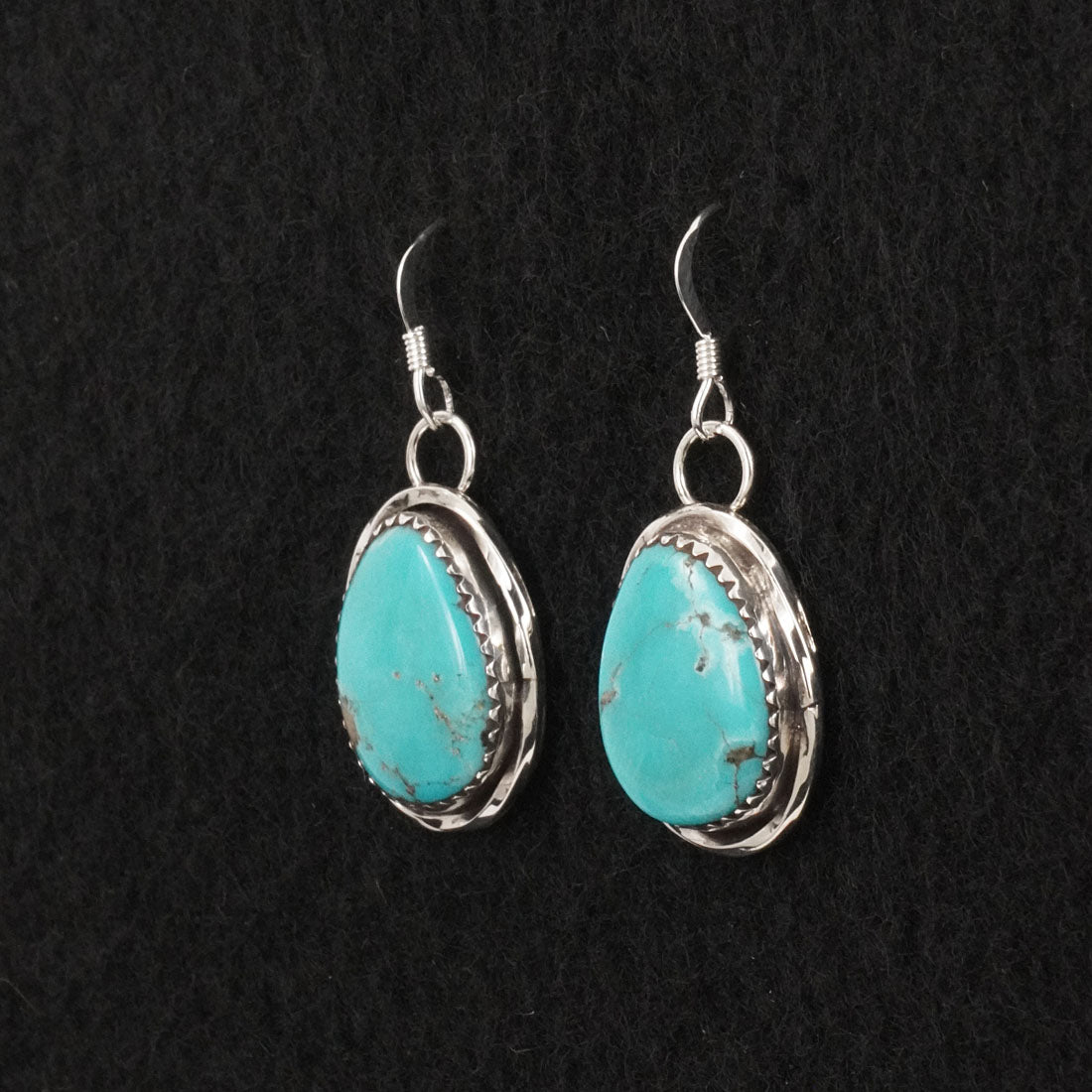 Ernest Hawthorne Turquoise & Sterling Silver Earrings