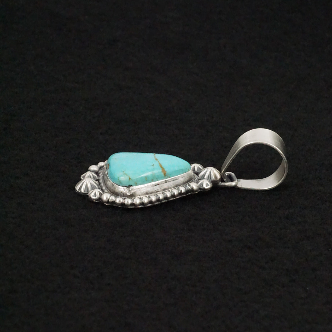 Daniel Benally Turquoise & Sterling Silver Pendant