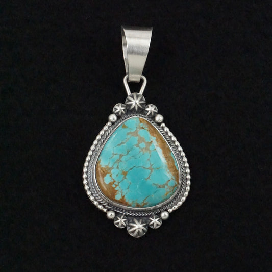 Daniel Benally Turquoise & Sterling Silver Pendant