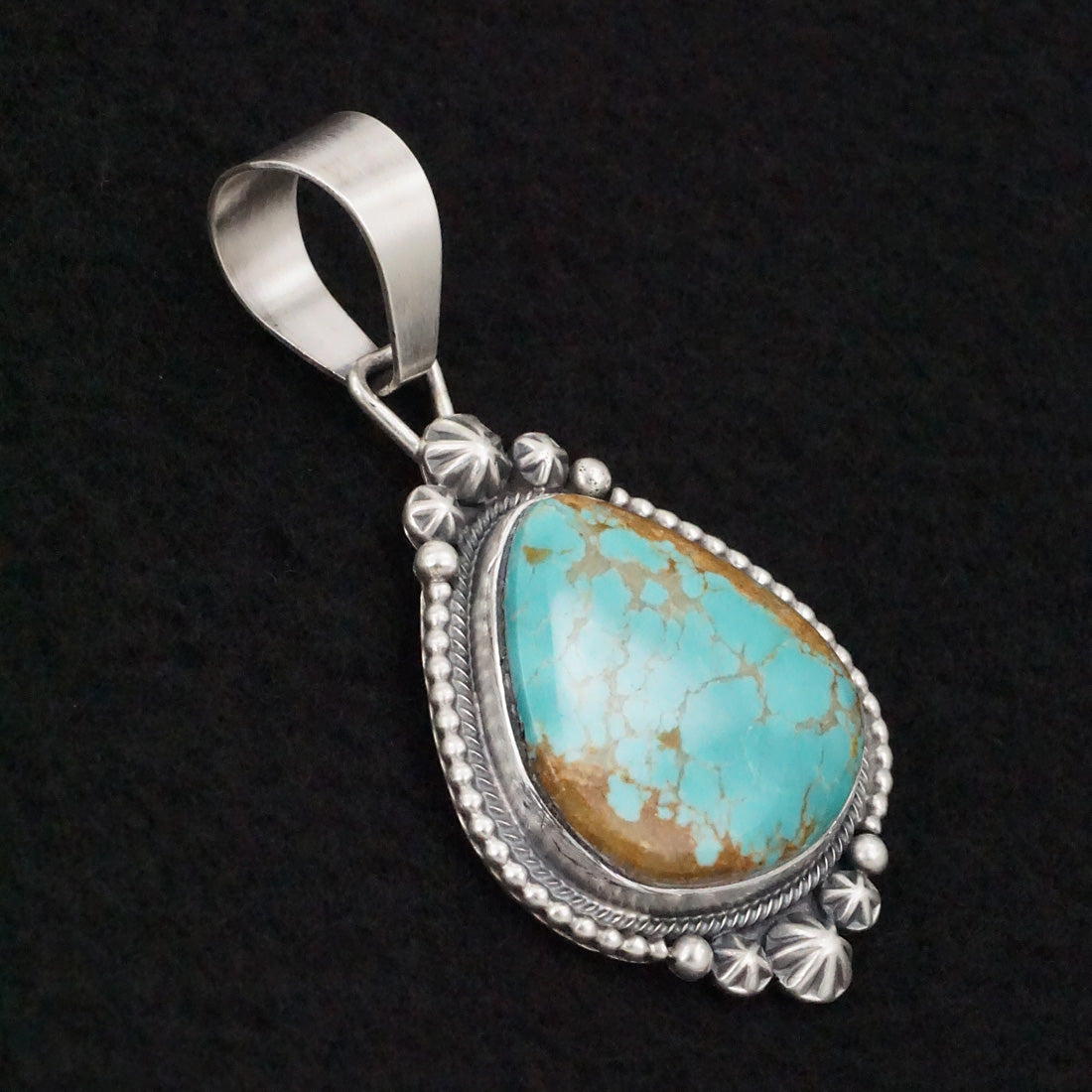 Daniel Benally Turquoise & Sterling Silver Pendant