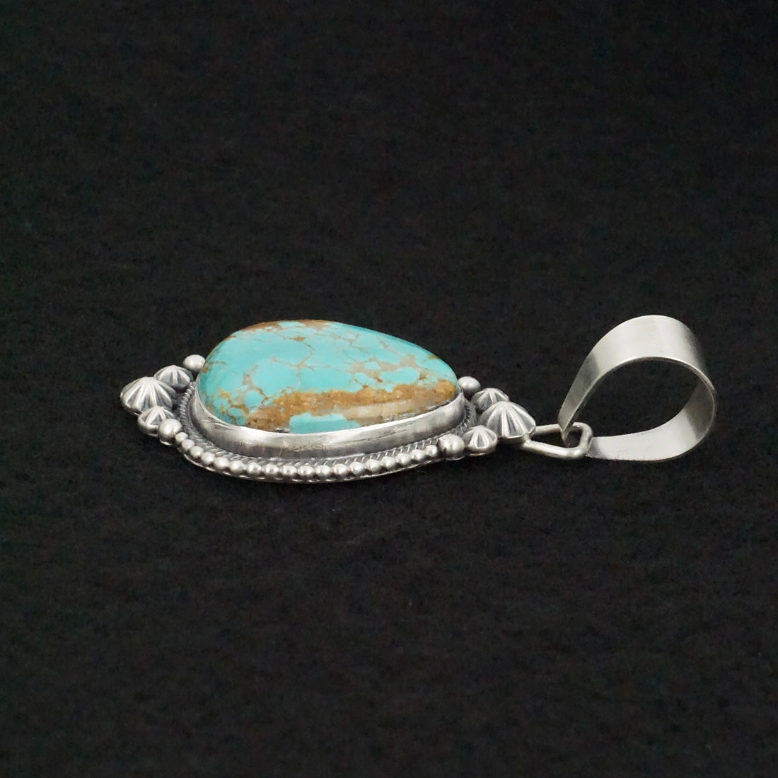 Daniel Benally Turquoise & Sterling Silver Pendant