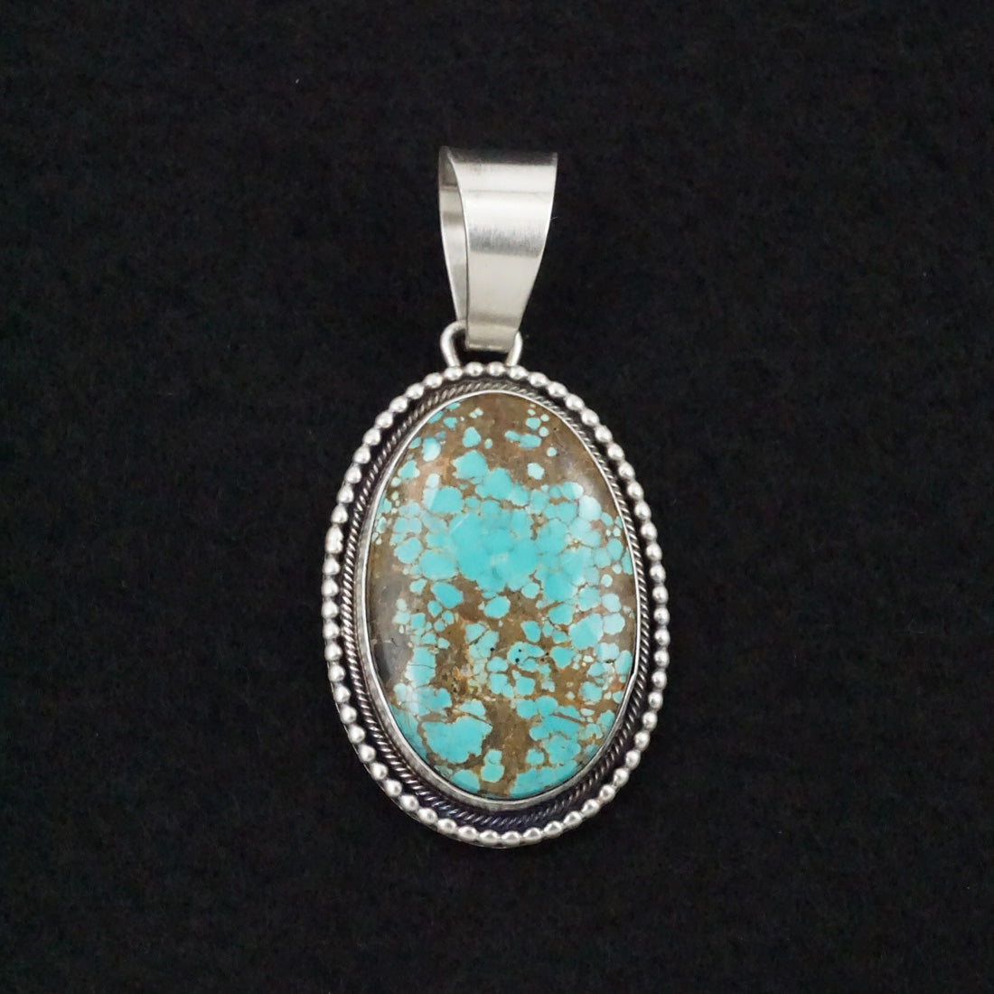 Daniel Benally Turquoise & Sterling Silver Pendant