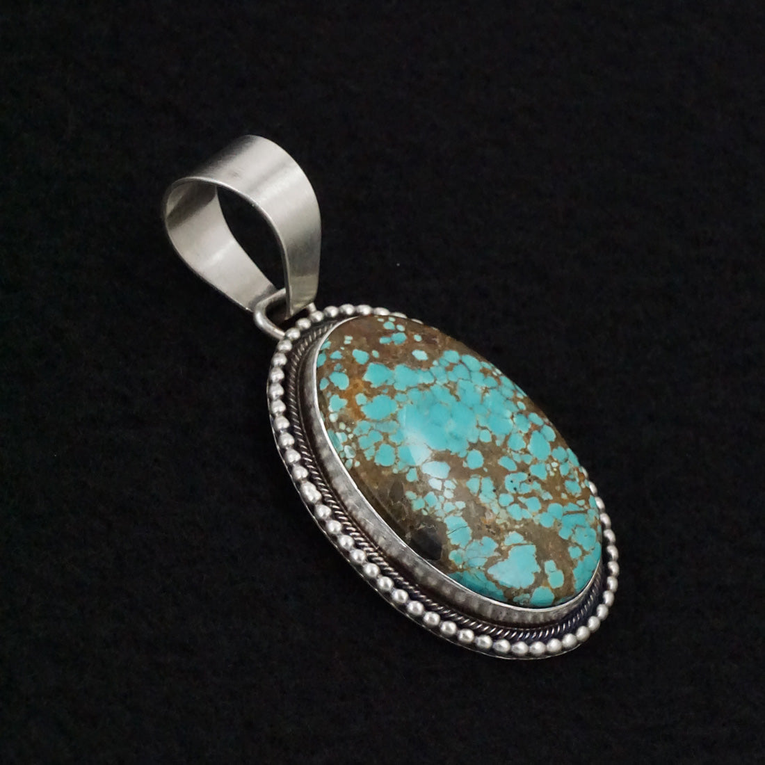 Daniel Benally Turquoise & Sterling Silver Pendant