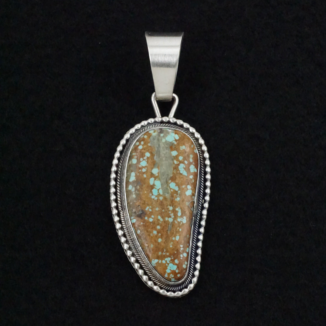 Daniel Benally Turquoise & Sterling Silver Pendant