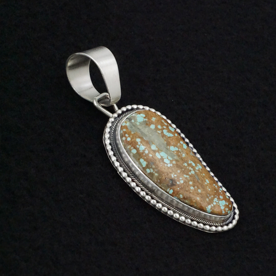 Daniel Benally Turquoise & Sterling Silver Pendant