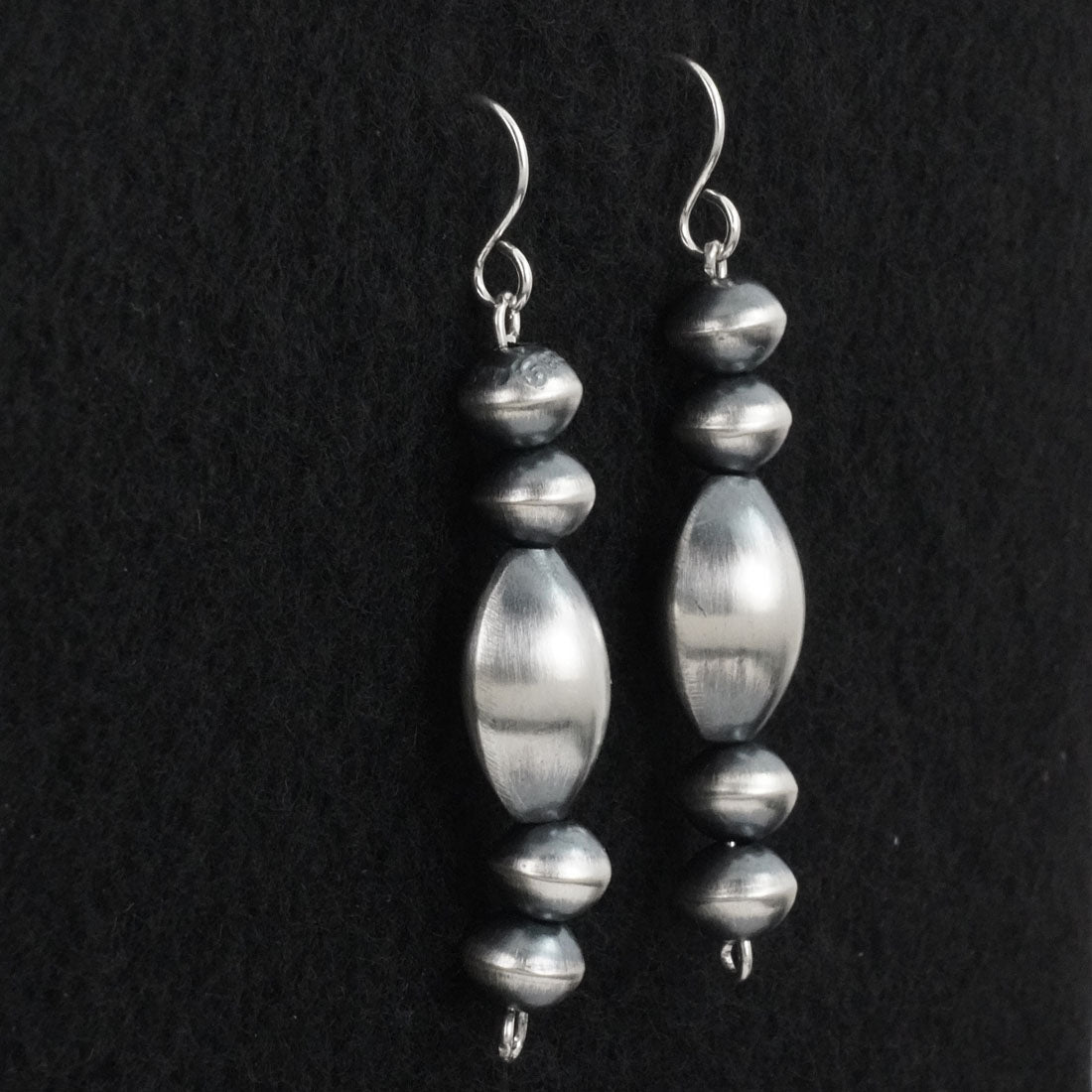 Tonisha Haley Sterling Silver Navajo Pearl Earrings