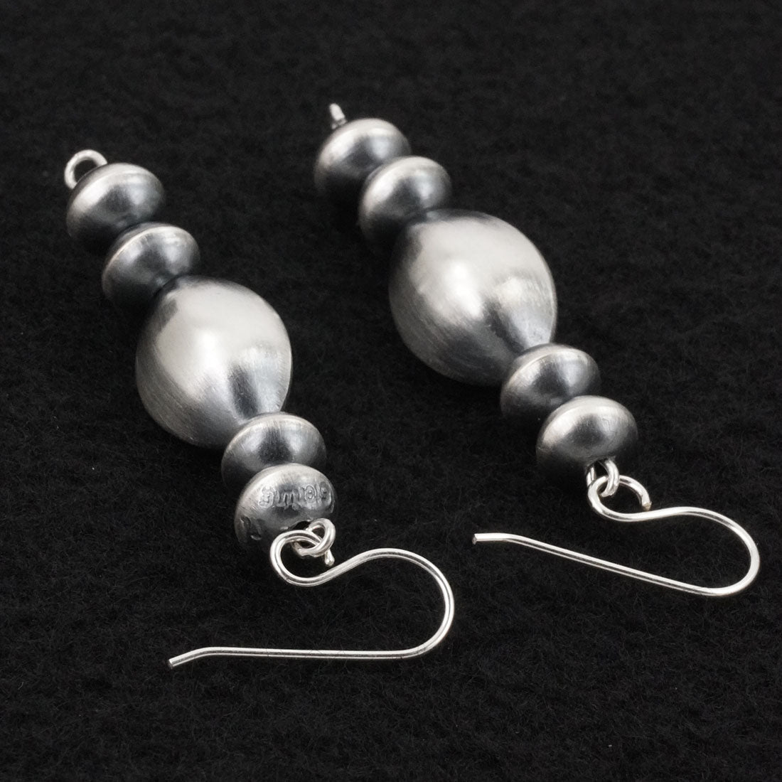 Tonisha Haley Sterling Silver Navajo Pearl Earrings
