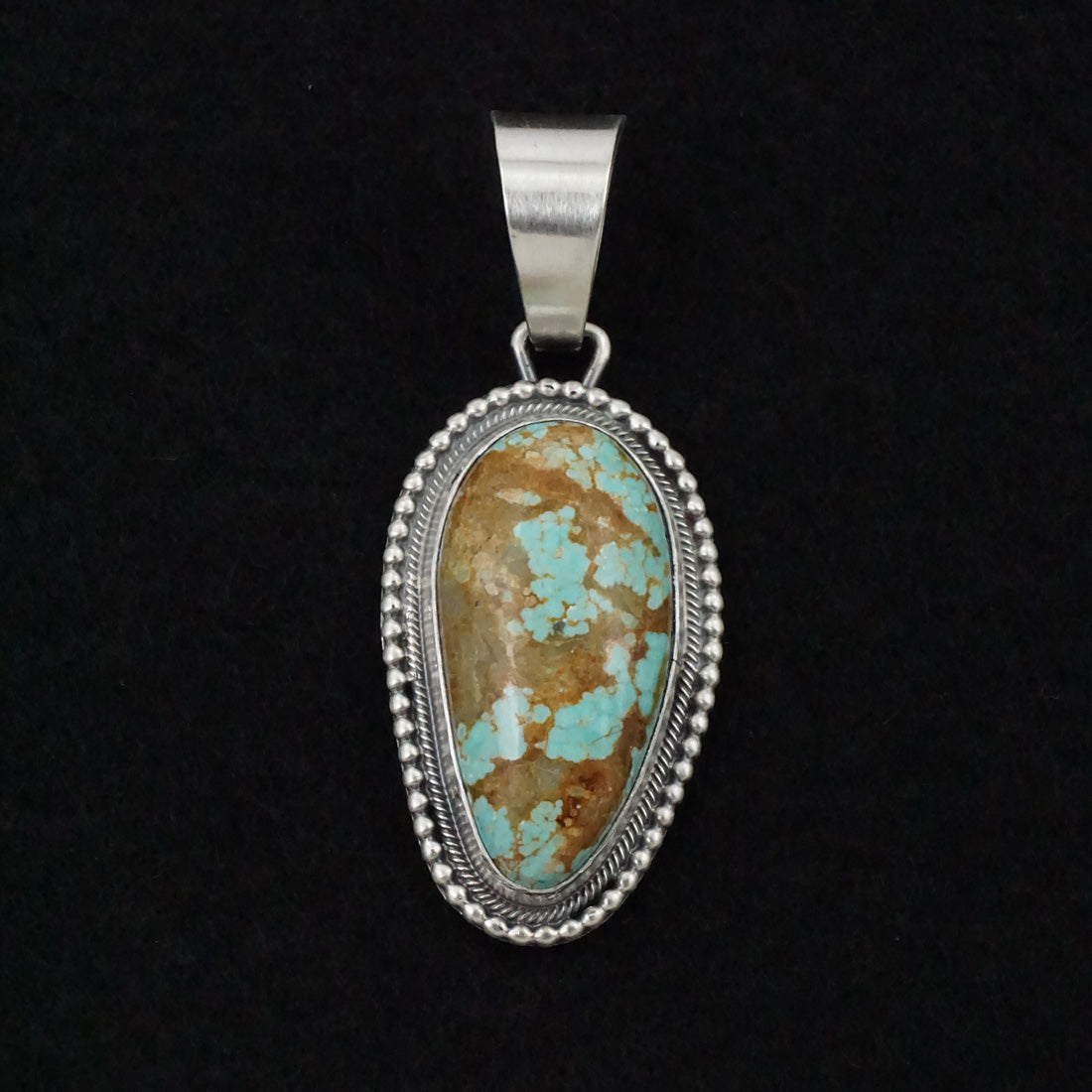 Daniel Benally Turquoise & Sterling Silver Pendant