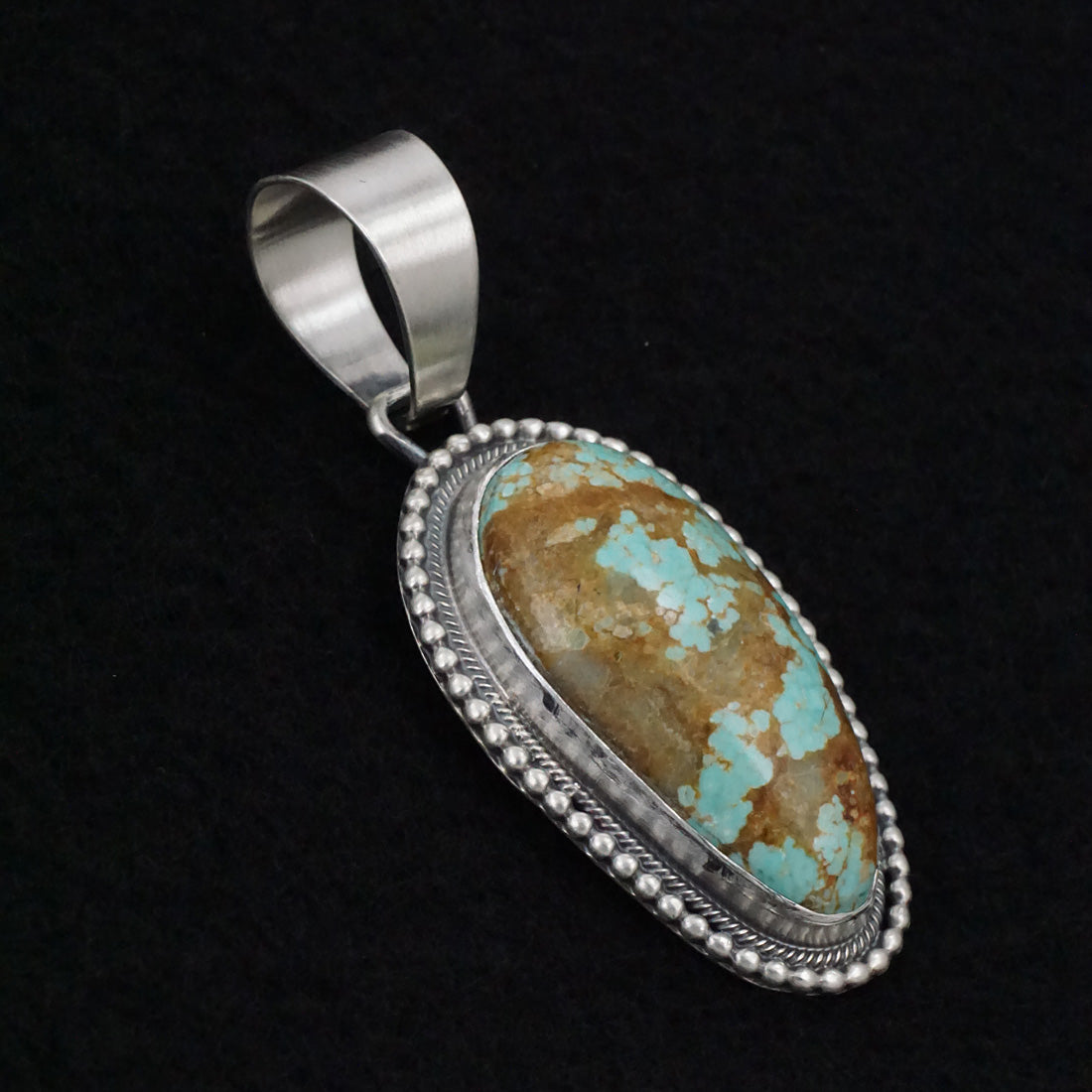 Daniel Benally Turquoise & Sterling Silver Pendant