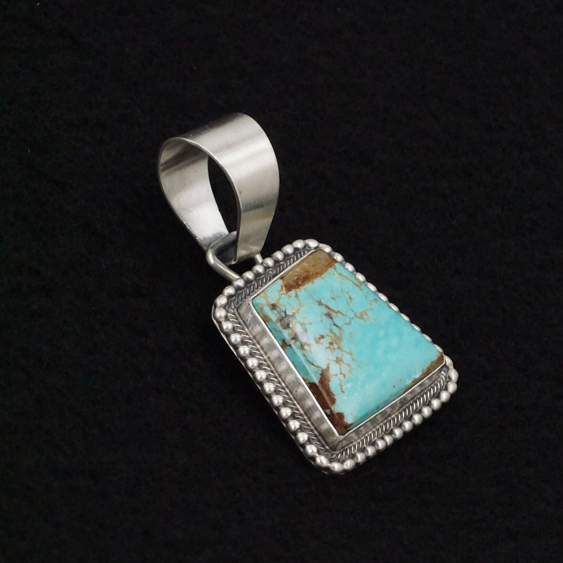 Daniel Benally Turquoise & Sterling Silver Pendant