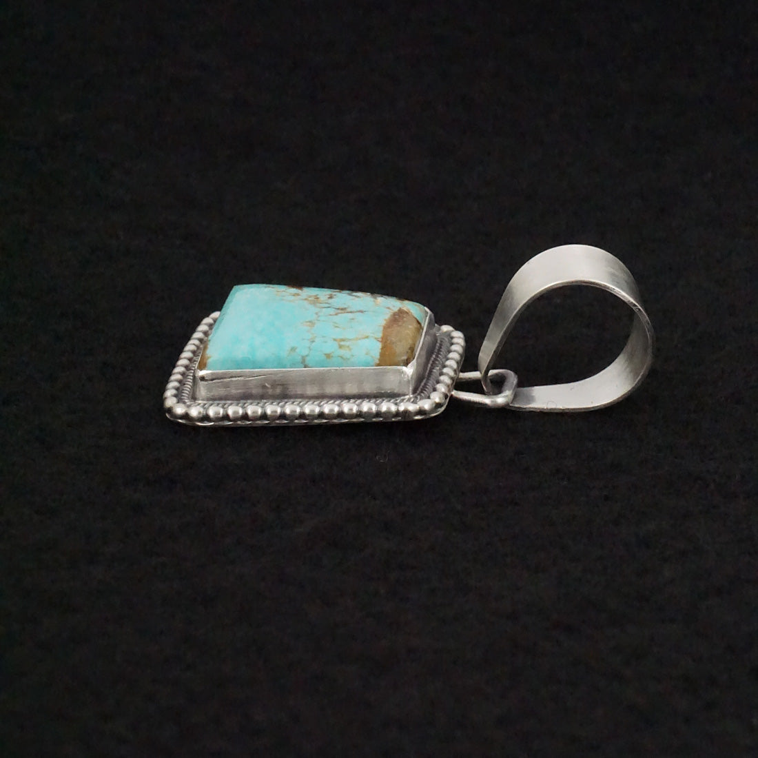 Daniel Benally Turquoise & Sterling Silver Pendant